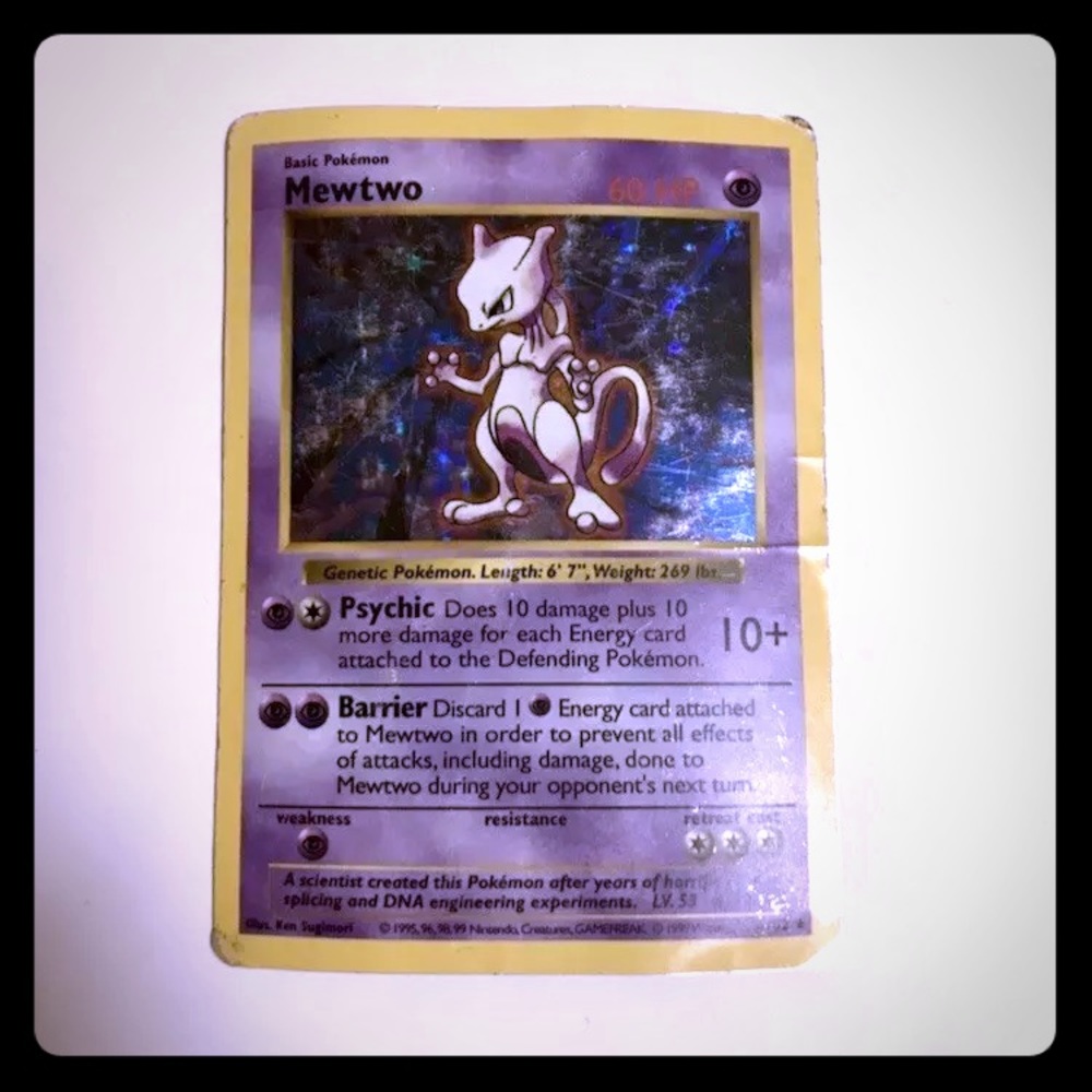Mewtwo Pokemon Card